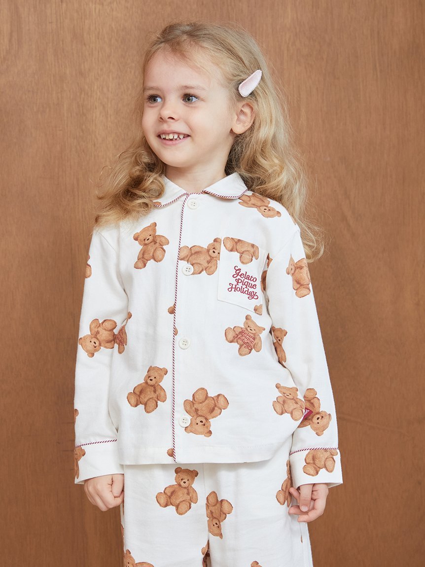 gelato pique｜【HOLIDAY】【KIDS】ベア柄ネルシャツ | Rakuten