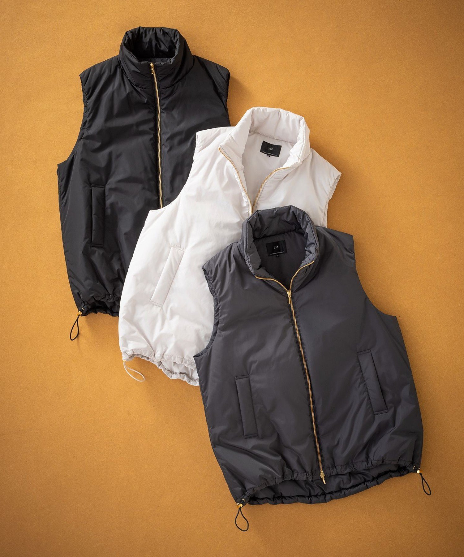 23区｜【洗える】中綿 パティング ベスト | Rakuten Fashion(楽天