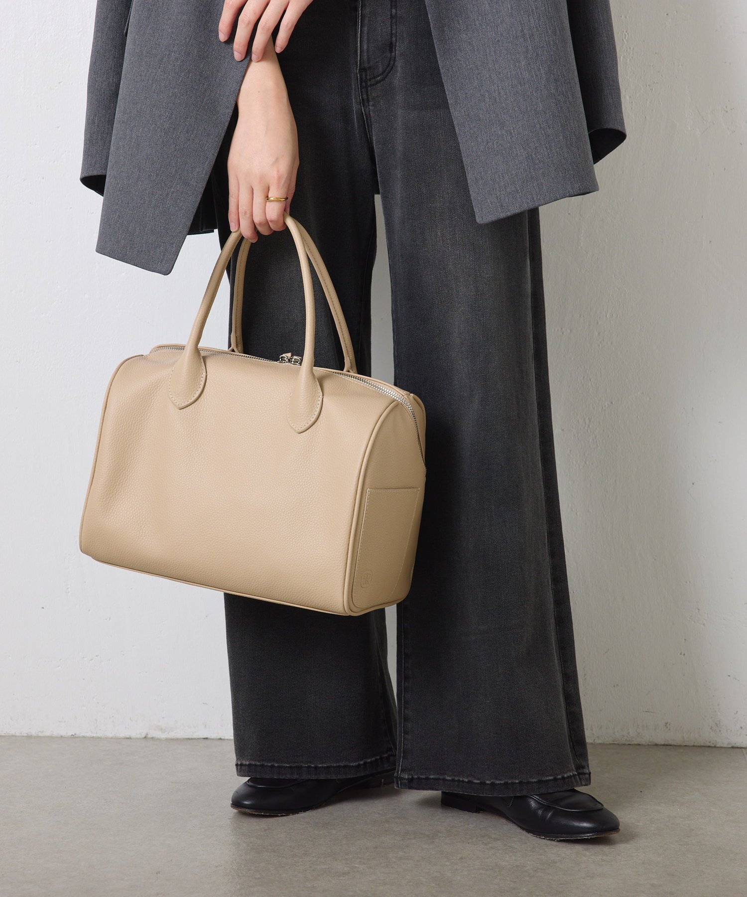 COLLAGE GALLARDAGALANTE｜【牛革/高見え】シュリンクリンボストン