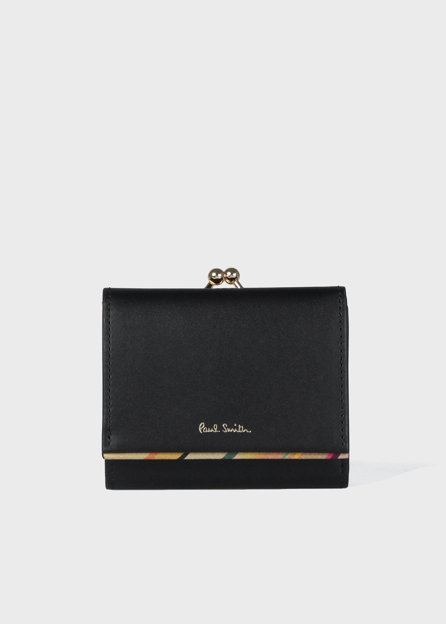 Paul Smith｜Newスワールトリム がま口3つ折り財布 | Rakuten Fashion