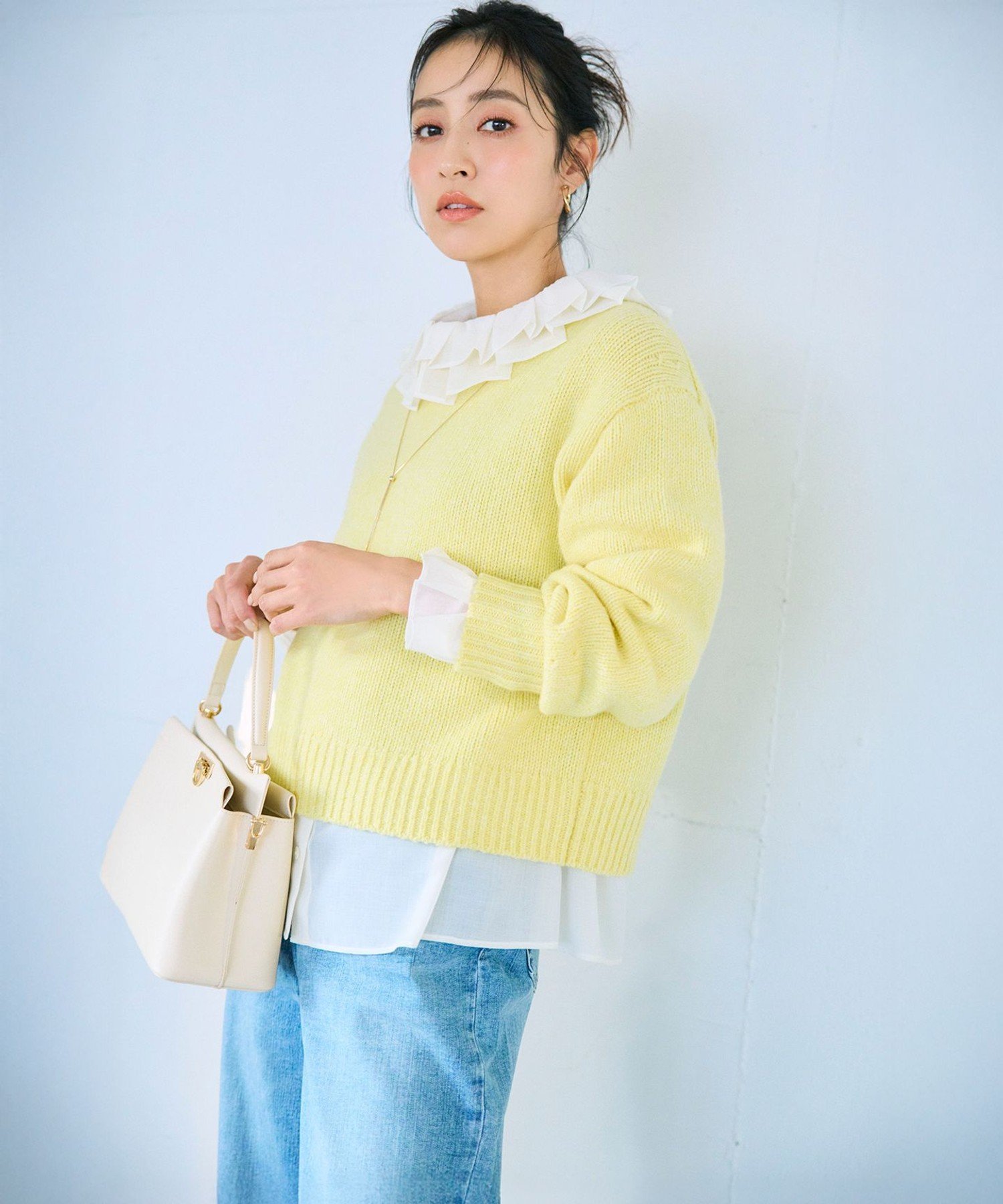 23区｜【GISELe掲載】ウールカシミヤ パフスリーブ ニット | Rakuten