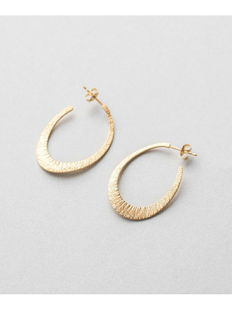 ete｜クラフト オーバル ピアス | Rakuten Fashion(楽天ファッション