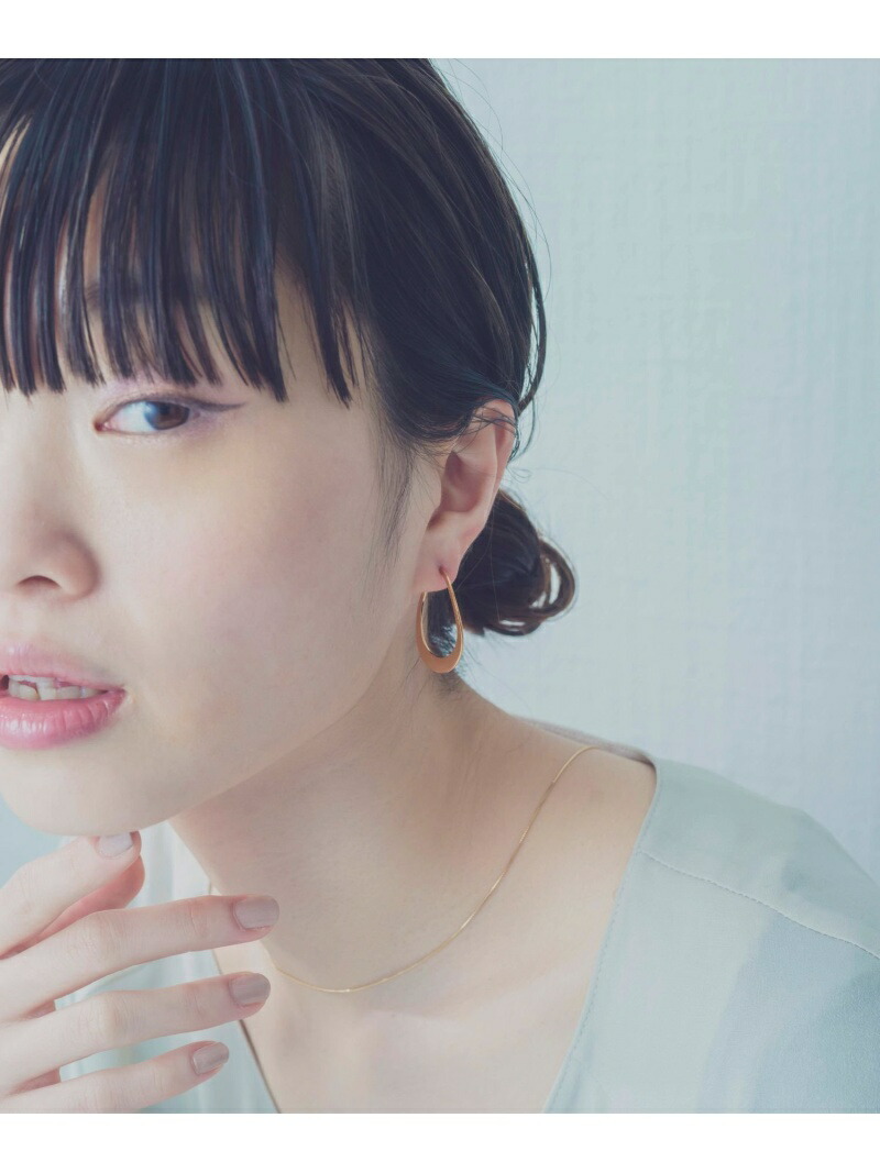 ete｜クラフト オーバル ピアス | Rakuten Fashion(楽天ファッション