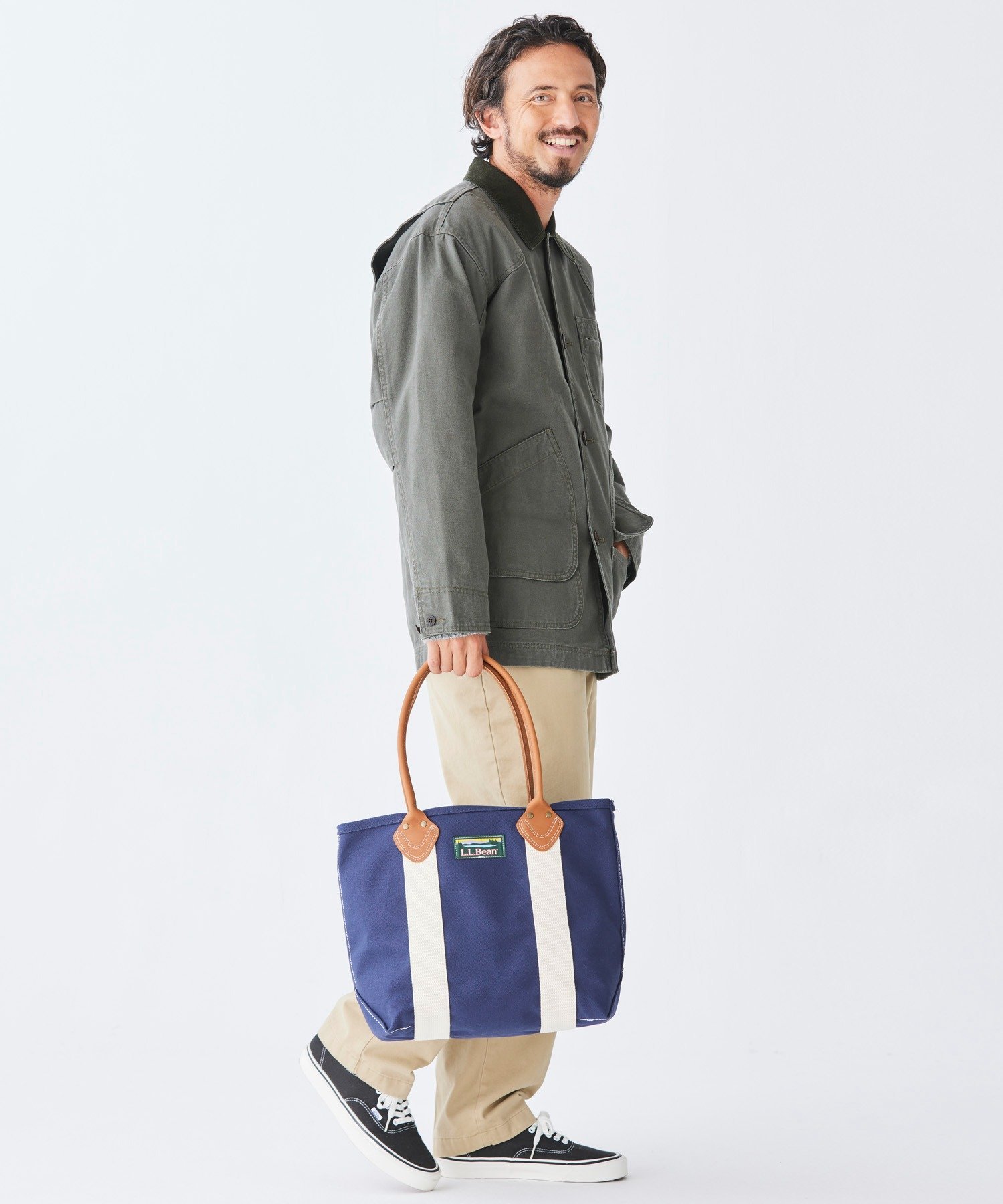 L.L.Bean｜クラシック・レザー・ハンドル・カタディン・ボート・アンド