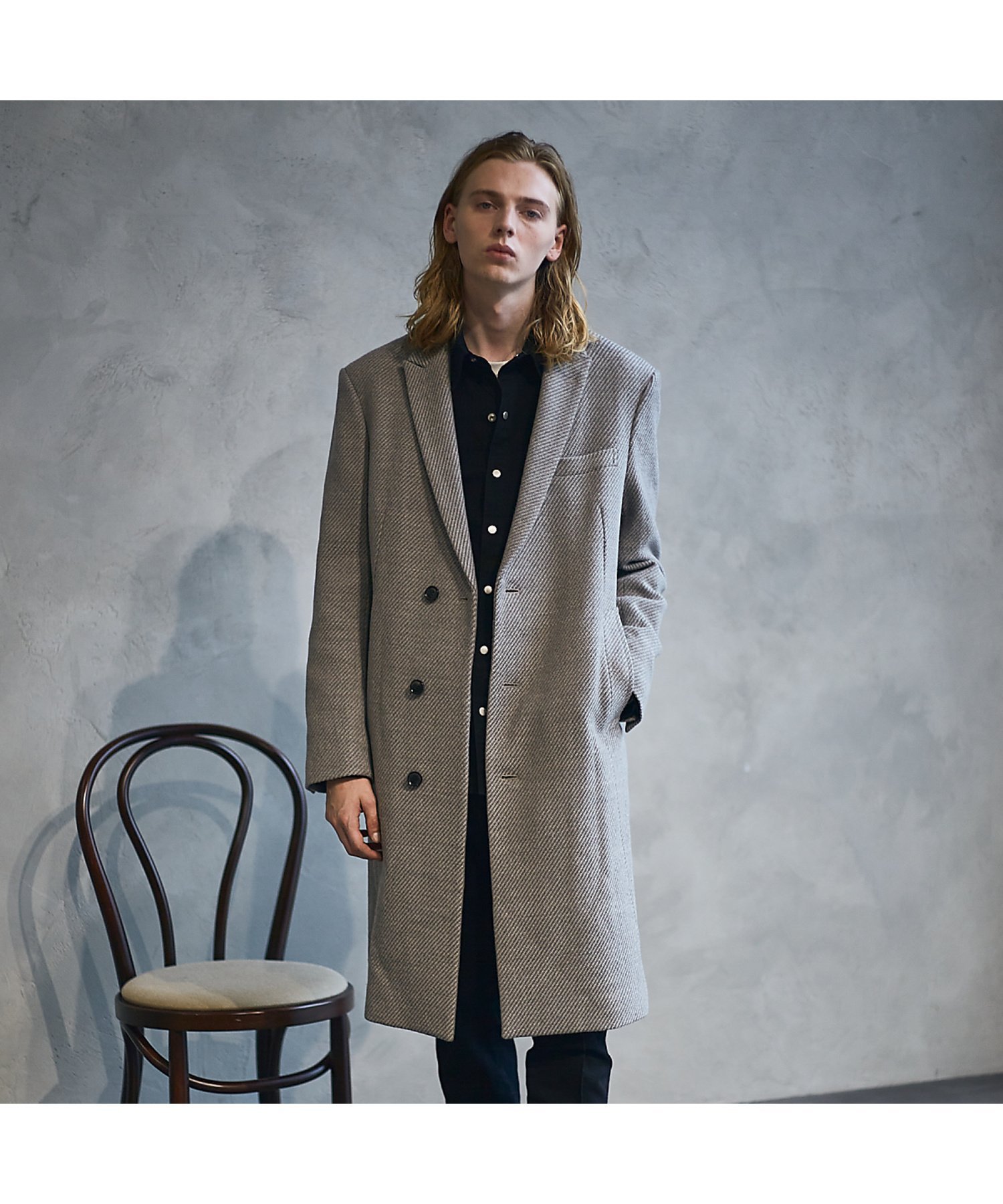 5351POUR LES HOMMES｜【尾州素材使用】ピークドラペル セミダブル