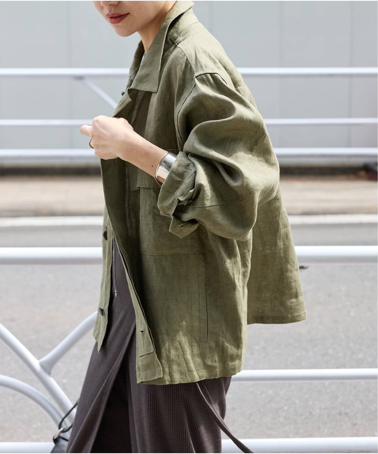 JOURNAL STANDARD｜《追加予約》リネンミリタリージャケット | Rakuten