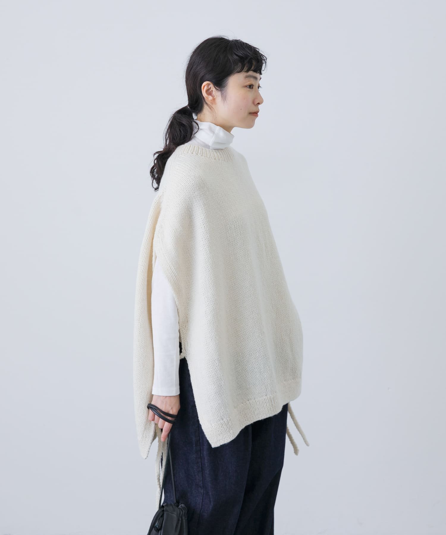 かぐれ｜ペルーワイドニットベスト | Rakuten Fashion(楽天