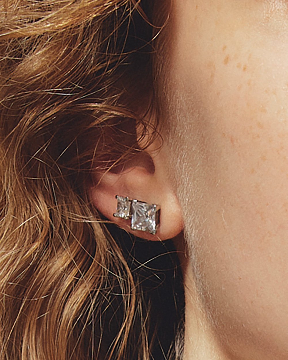 H.O.V｜les bonbon/princess square pierce S/プリンセス スクエア