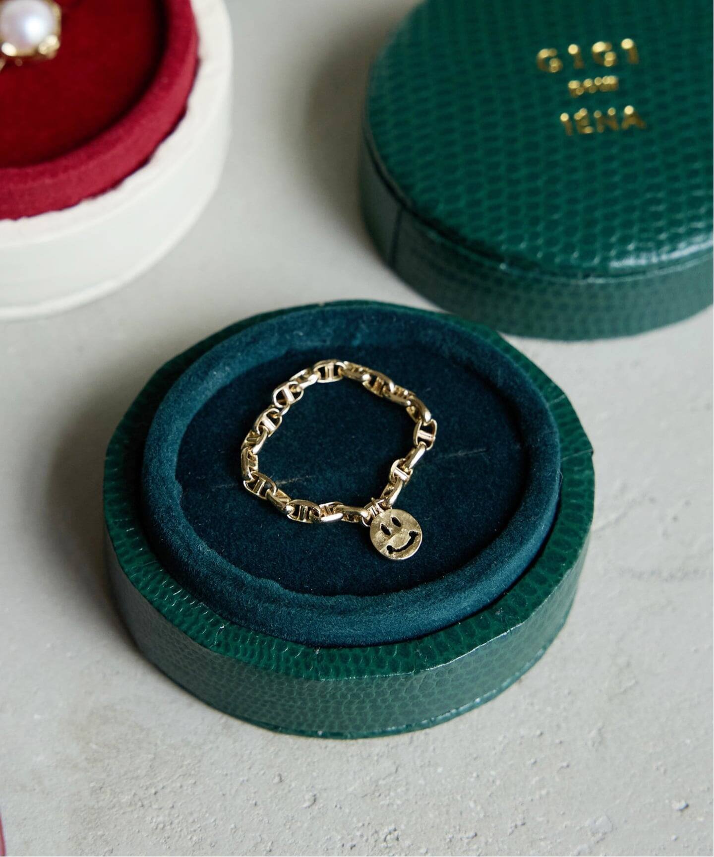 IENA｜《WEB限定/追加予約》GIGI/ジジ 別注 SMILE CHAIN RING EX