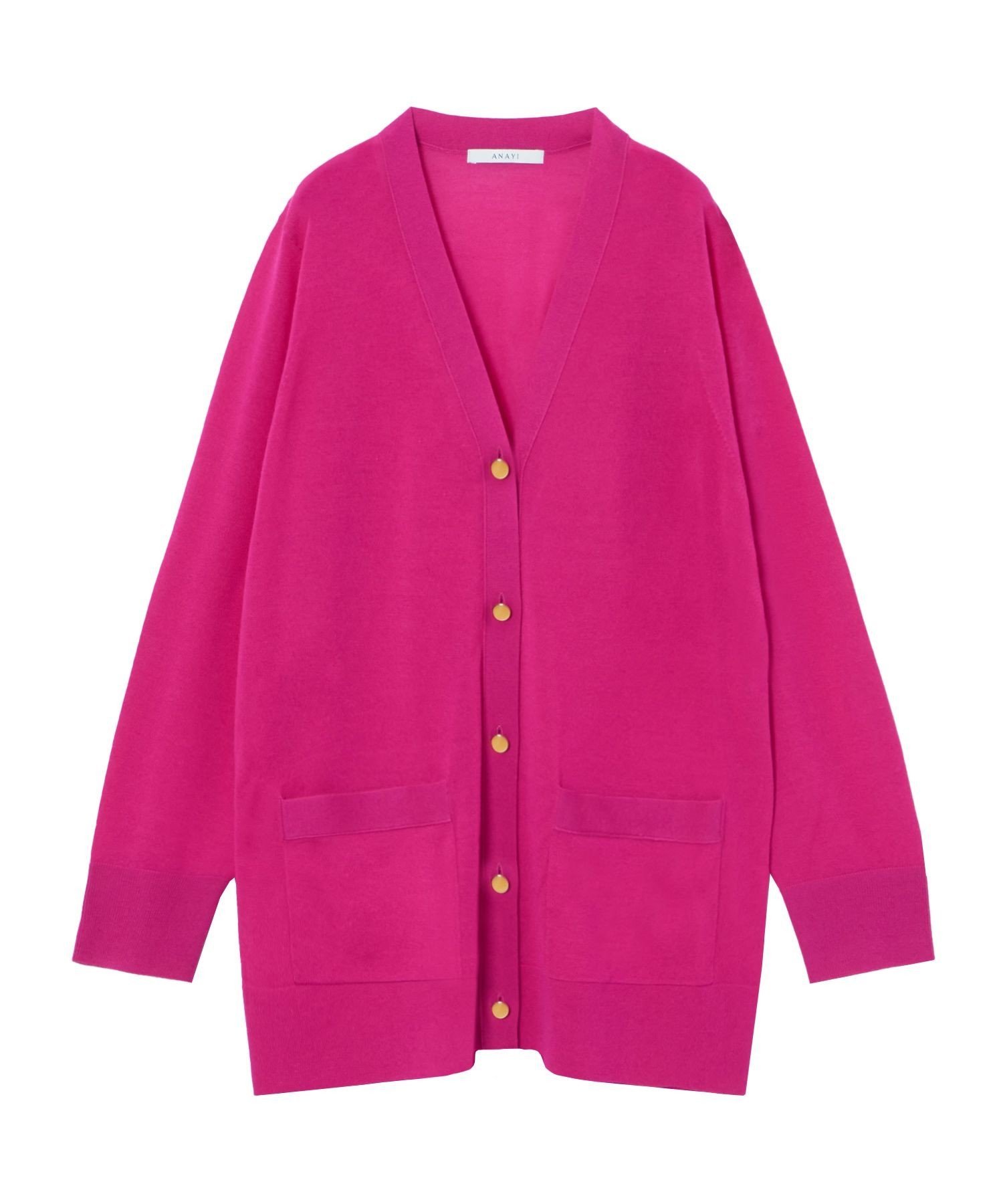 ANAYI｜エキストラメリノVネック カーディガン | Rakuten Fashion(楽天