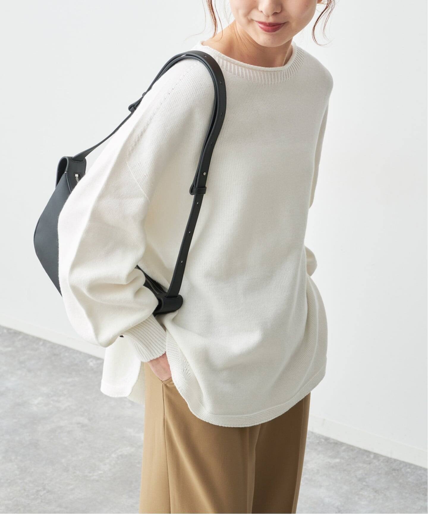 Spick & Span｜バルキーヤーンルーズボートネックニット | Rakuten