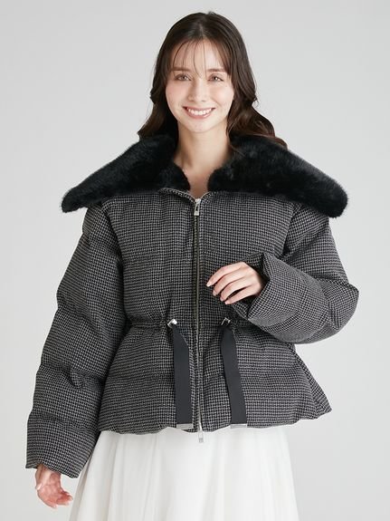 CELFORD｜ファー襟付きツイードショートコート | Rakuten Fashion(楽天