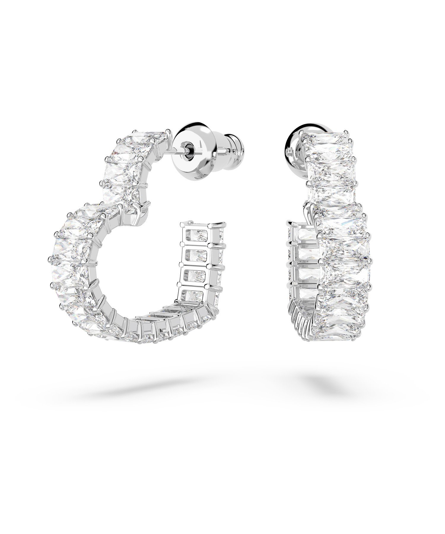 SWAROVSKI｜【公式】【スワロフスキー】Matrix フープピアス, ハート