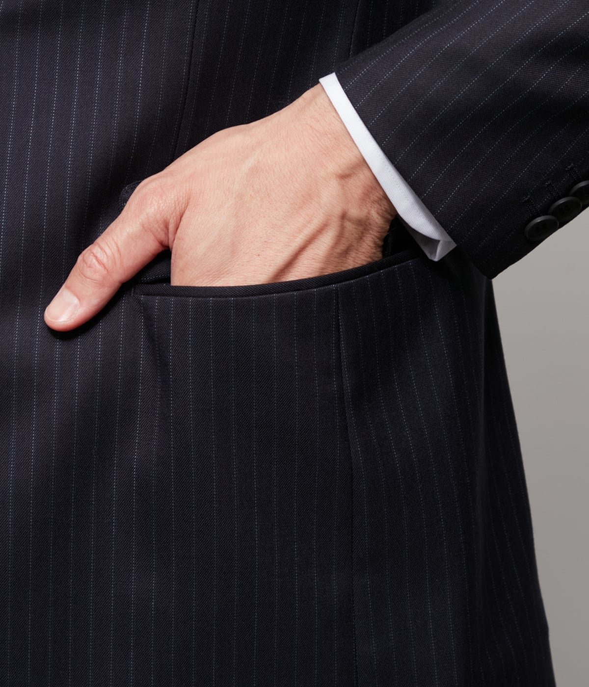 NEWYORKER｜TAILOR CLOTH シルク混 ストライプ スーツ | Rakuten