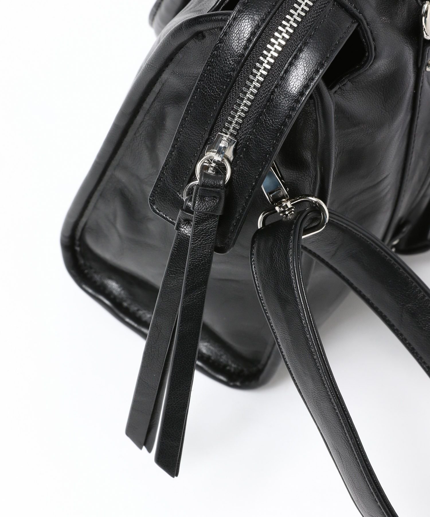 JEANASIS｜アンティークフェイクレザーボストン | Rakuten Fashion