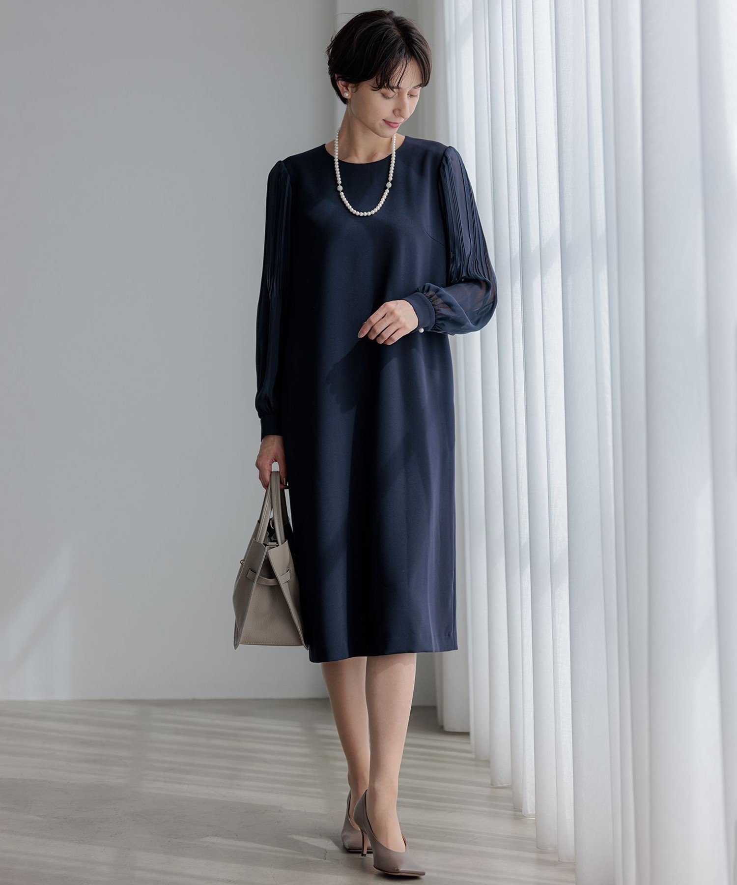 23区｜【セットアップ対応】トリアセダブルジョーゼット シフォン