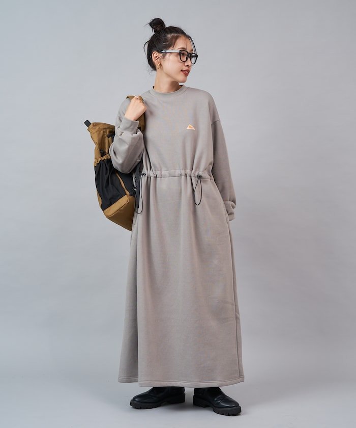 FREAK'S STORE｜別注 裏起毛 ウエスト ドローコード ワンピース【限定