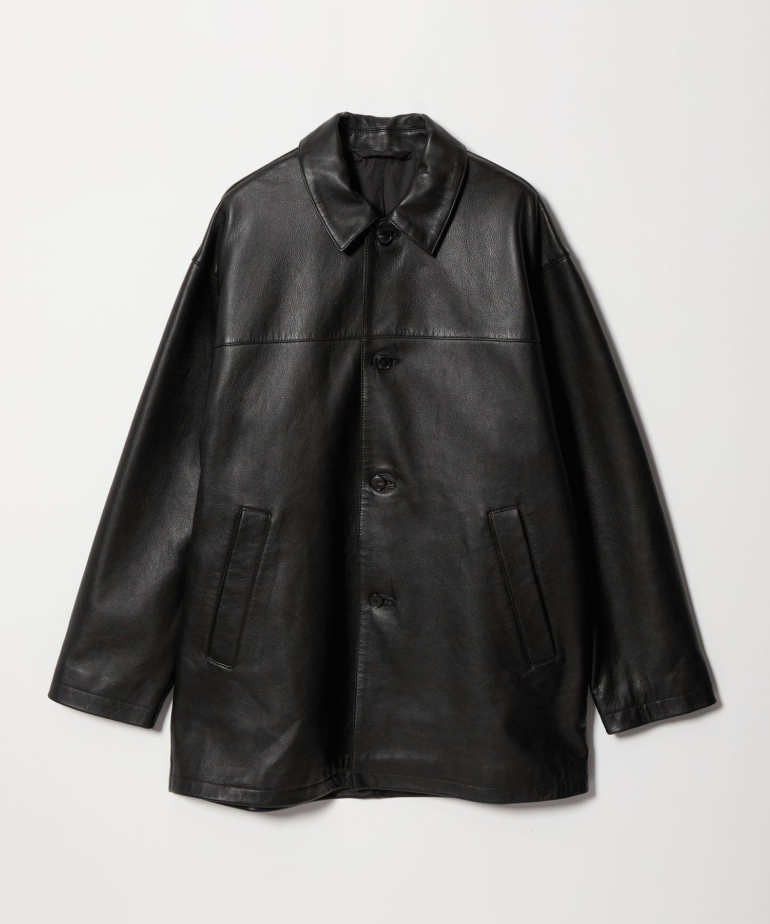 70s Vintage レザーハーフコート レザージャケット カーコート 70s Vintage フランス警察 レザージャケット レザーコート カーコート