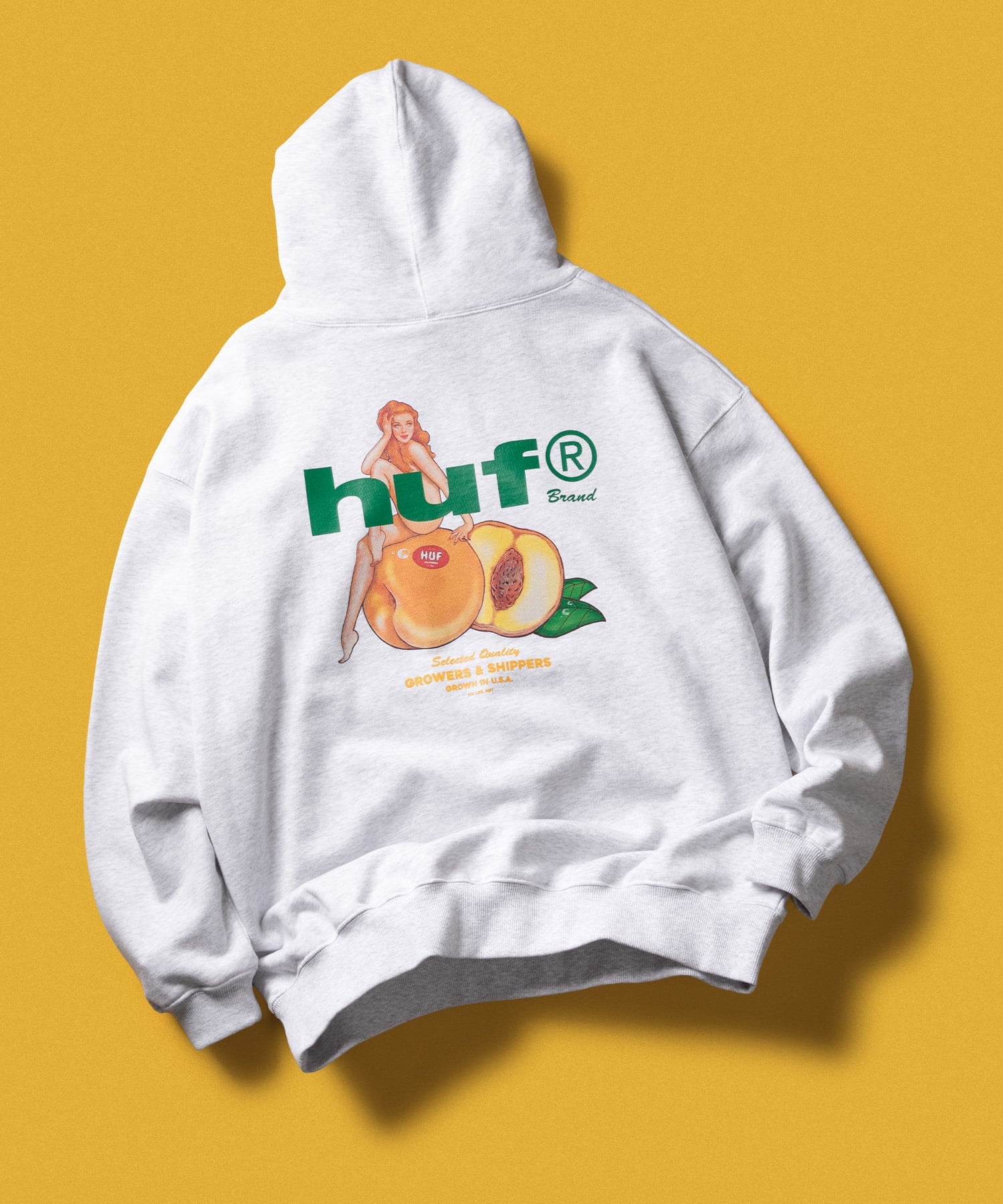 HUF｜PEACHY HOODIE / HUF フード パーカー | Rakuten Fashion(楽天