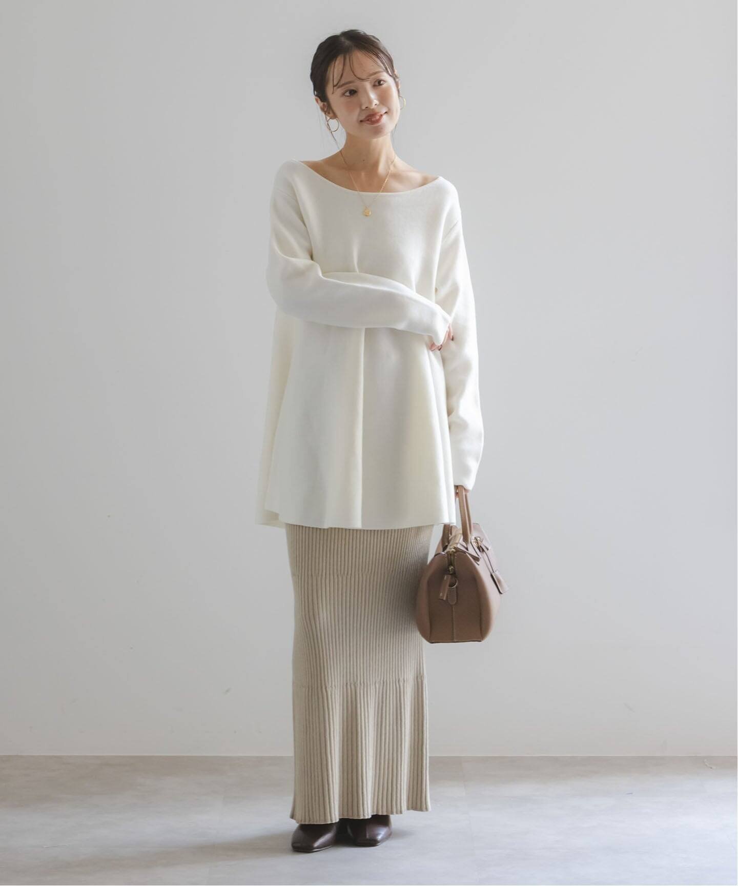 NOBLE｜テントライン フレアニット | Rakuten Fashion(楽天