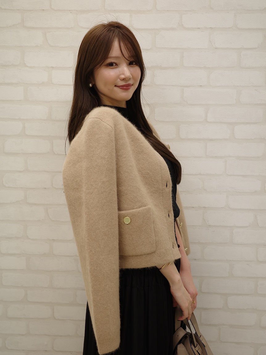 FRAY I.D｜【WEB限定カラー】フォックスウールニットジャケット