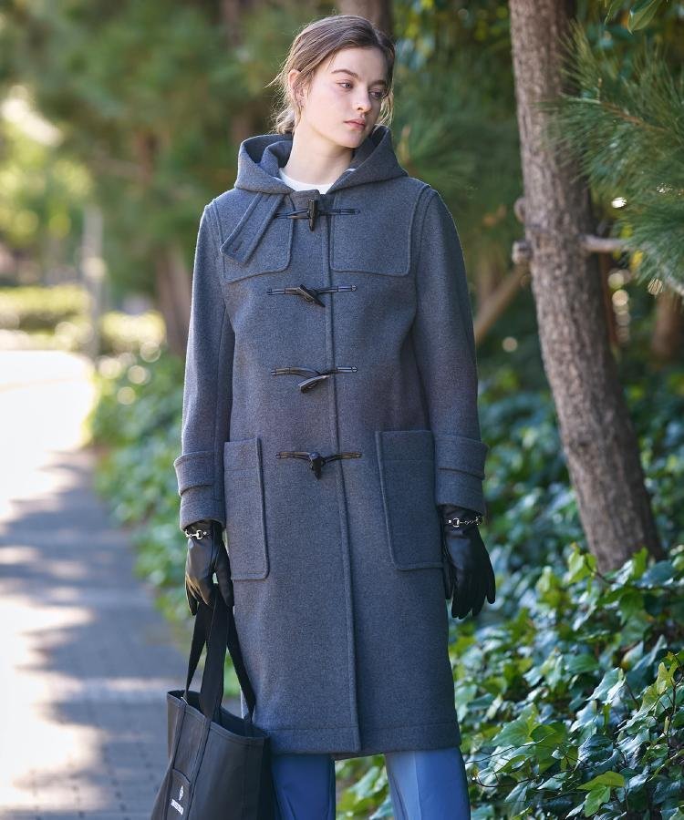 DRESSTERIOR｜Superfineリサイクルメルトンダッフルコート | Rakuten
