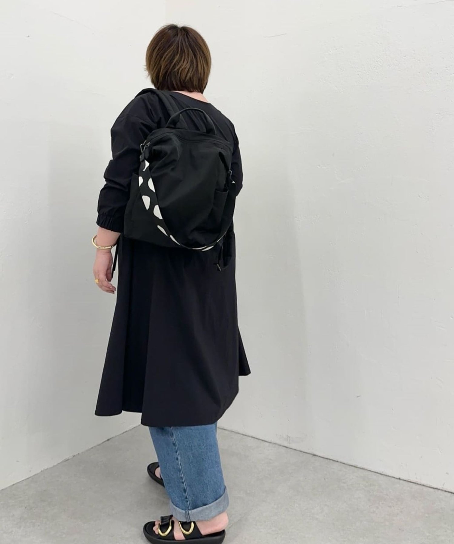 ear PAPILLONNER｜柄ワイドテープリュック&ショルダーバッグ | Rakuten