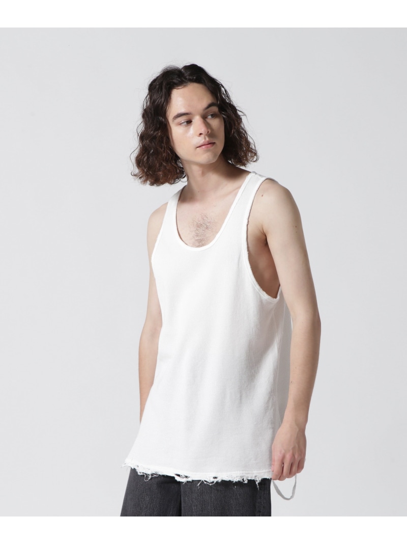 楽天市場】GARDEN TOKYO ANCELLM/アンセルム/DAMAGE WAFFLE TANKTOP