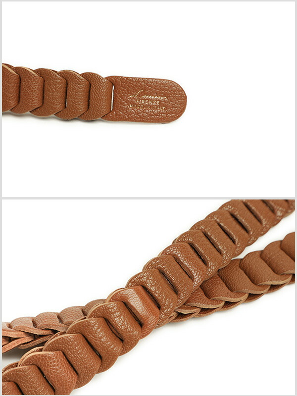 楽天市場】イルミーチョ il micio メッシュ レザー ベルト ヤギ革