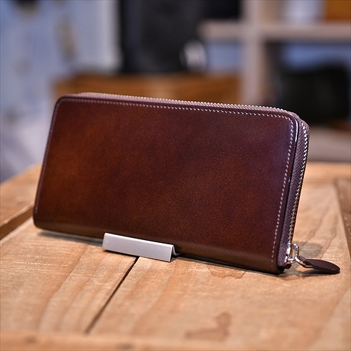 楽天市場】コードバン 長財布 ラウンドジッパー ロングウォレット 【一