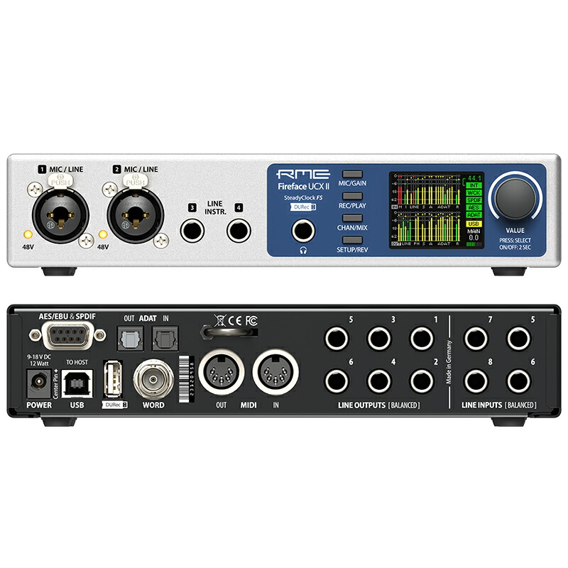 楽天市場】RME FIREFACE UCX II 【ユーザー登録で3年保証】安心の日本