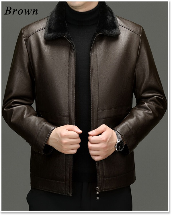 楽天市場】レザージャケット メンズ ライダースジャケット 裏起毛 革