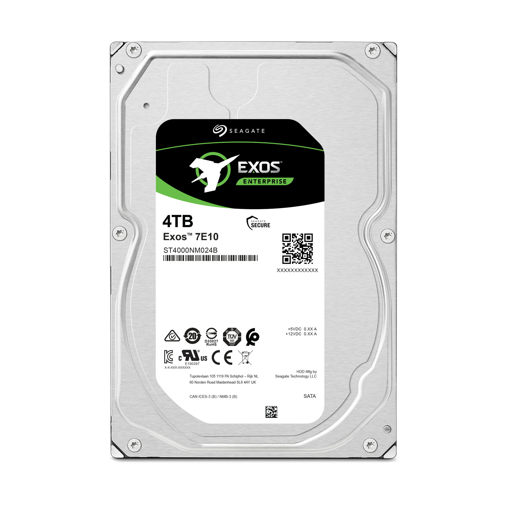 楽天市場】Seagate シーゲイト Exos 7E10 SATA 512e 3.5インチ 4TB