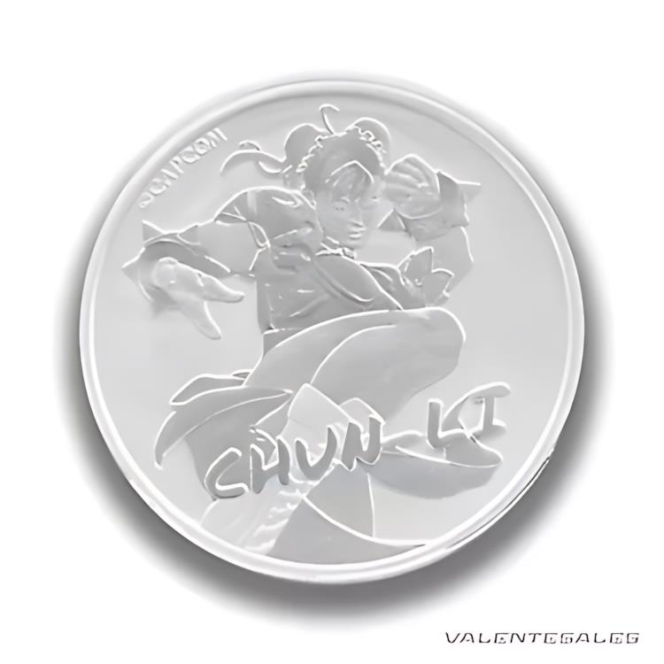 楽天市場】ストリートファイター 春麗 1オンス ツバルシルバー .999