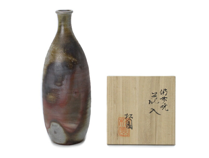 楽天市場】備前焼 松園（花瓶｜インテリア小物・置物）：インテリア