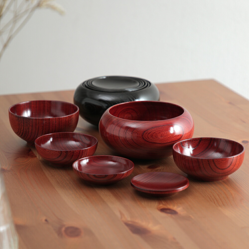 楽天市場】山中塗 応量器 入れ子椀 重ね椀 セット 摺うるし 漆器 京都