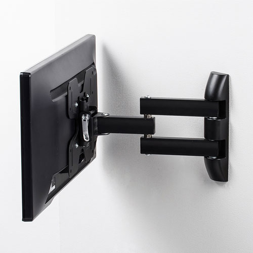 楽天市場】モニターアーム 42インチまで 壁掛け 水平 アーム長346mm PC