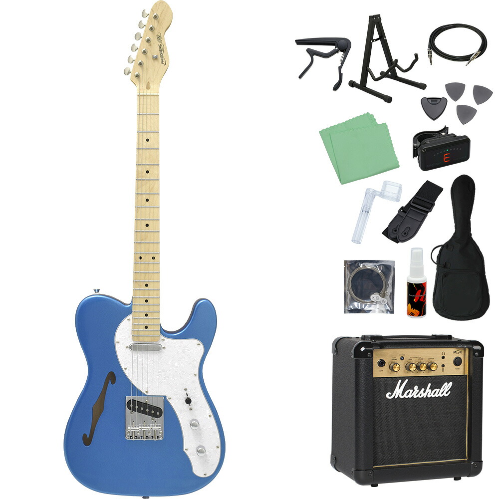 新品TLT-200エレキギター、付属9点セット、アンプ付、人気の4色カラー