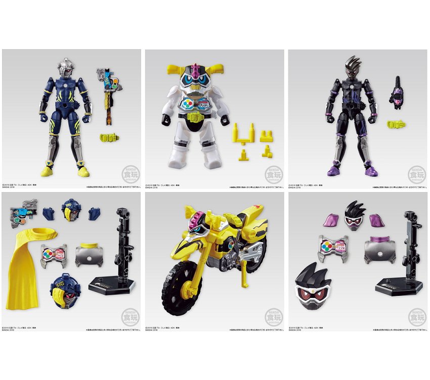 楽天市場】装動 仮面ライダーエグゼイド STAGE2 全6種セット