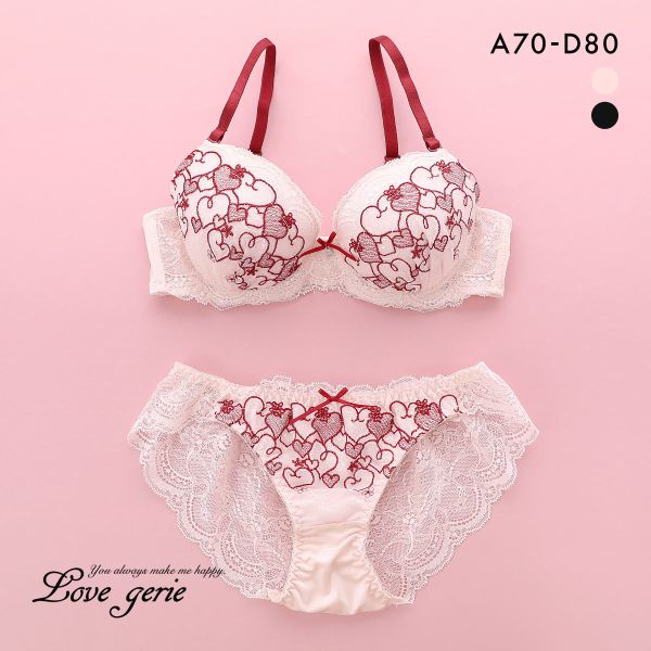 楽天市場】ラブジェリー ラブミーハート ブラセット ABCD 谷間ブラ W