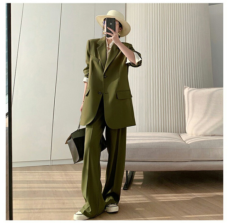 楽天市場】ダンス衣装 スーツ 緑 k-pop 衣装 大人 セットアップ ヒップ