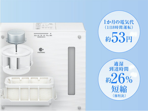楽天市場】半額 ＆10％OFF≪1(日)0時～≫ 加湿器 パナソニック 送料