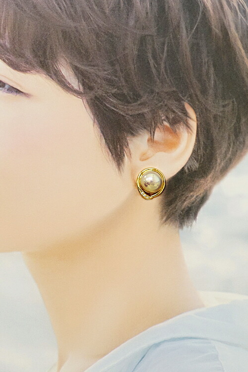 楽天市場】タサキ 田崎真珠 マベパール イヤリング 13.4mm