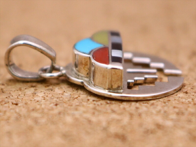 楽天市場】インディアンジュエリー ズニ族 ズニカラー インレイ