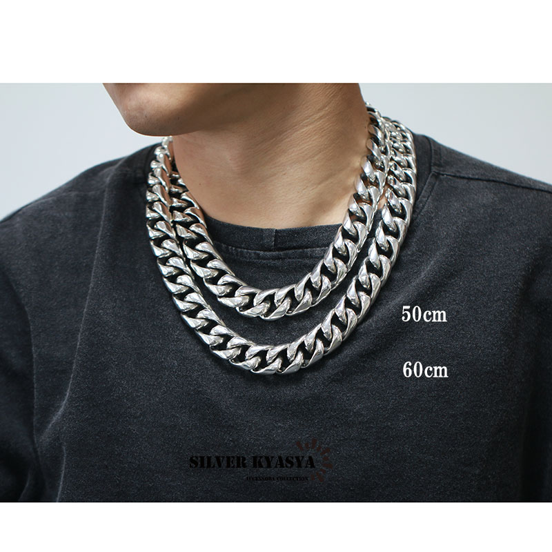 楽天市場】希少! 超重厚 シルバー925 喜平ネックレス 極太 20mm