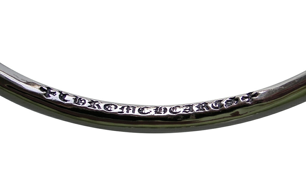 楽天市場】CHROME HEARTS DOUBLE DOG SKINNY BANGLE BRACELET クロム