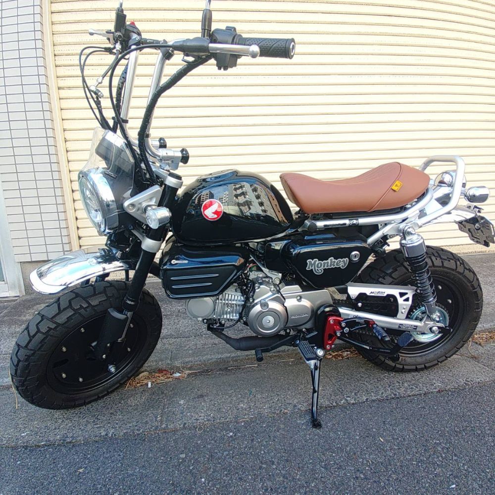 楽天市場】ホンダモンキー125交換用シートP1 [ 艶ありグロスブラウン