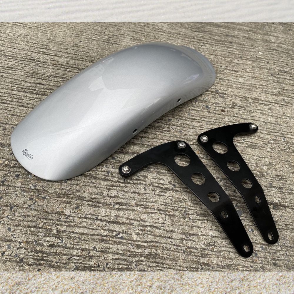 楽天市場】ホンダ ダックス125 フロントフェンダー DX019Silver Front