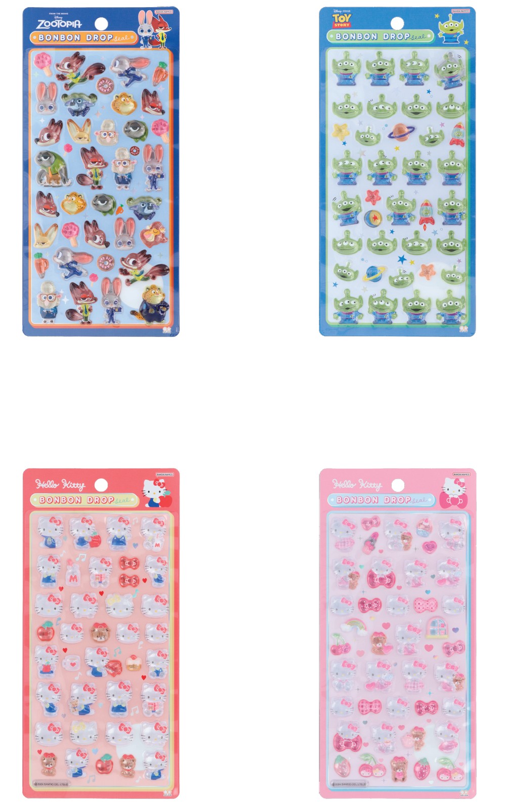 楽天市場】シール キャラクターズ ボンボンドロップシール