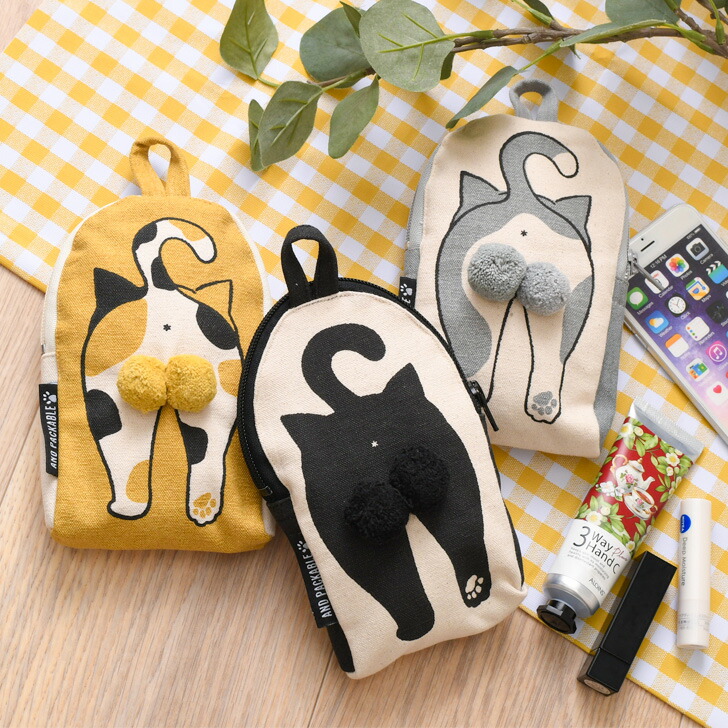 楽天市場】送料無料 AND PACKABLE アンドパッカブル ネコ デザイン